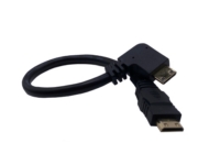 Mini HDMI オス - 90度 Mini HDMI オス ケーブル