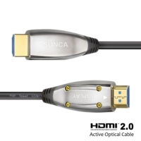 HDMI 2.0 光ファイバケーブル (オス - オス)