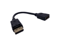 DisplayPort ケーブル (DisplayPort オス(チップ付き)- HDMI メス)