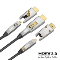 Micro HDMI 2.0 光ファイバケーブル