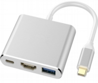 USBハブ - USB Type C to HDMI + USB 3.0 + USB PowerDelivery