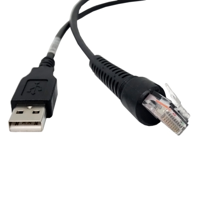 USB ケーブル A オス - RJ50 10P10C プラグ