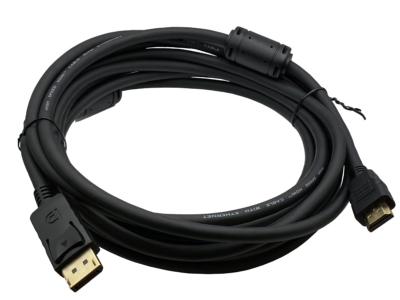 DisplayPort ケーブル (DisplayPort オス - HDMI オス)