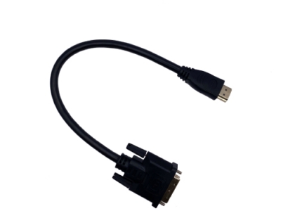 DVI ケーブル (DVI 18+1 ピンオス - HDMI オス)