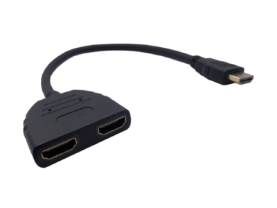 HDMI オス - 2 x HDMI メス ケーブル