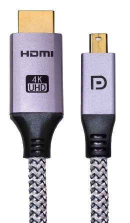 Mini DisplayPort 4K ケーブル Mini DisplayPort - HDMI