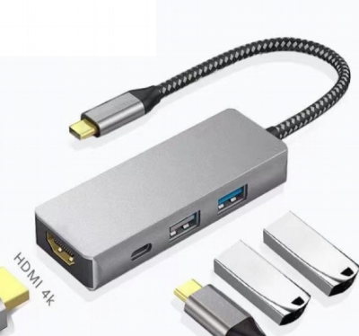 USBハブ - USB Type C to HDMI + USB 3.0 + USB 2.0 + USB PowerDelivery