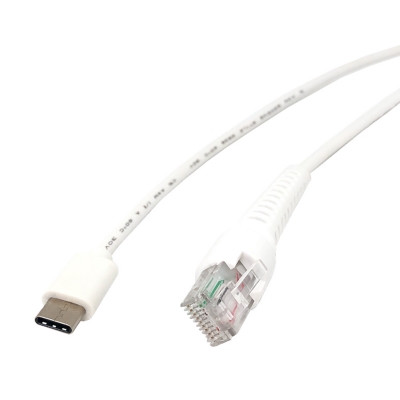 USB 3.1 Type C - RJ50 10P10C ケーブル