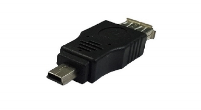 USB Aメス（ セミカバー） - Mini USB Aオス アダプタ