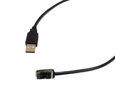 USB ケーブル A オス - RJ45 8P8C