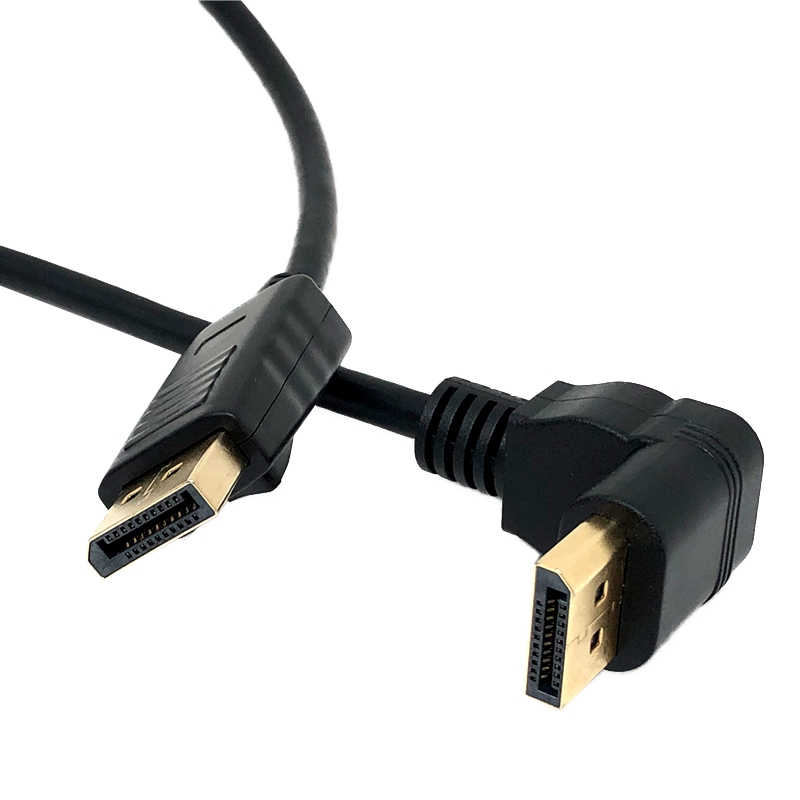 DisplayPort ケーブル (オス - 90度オス) DisplayPort ケーブル (オス - 90度オス)