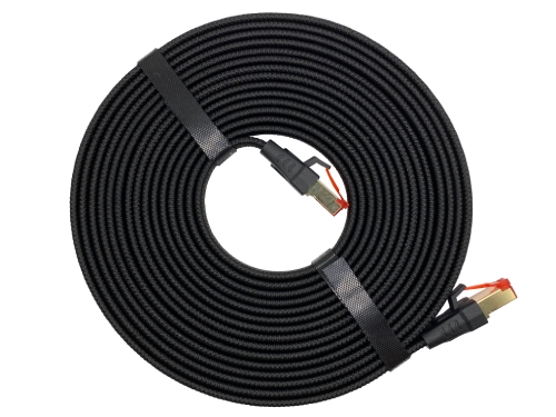 RJ45 8P8C CAT8 編組フラットケーブル RJ45 8P8C CAT8 編組フラットケーブル